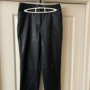 Faux Leather ‘melina’ pants size M